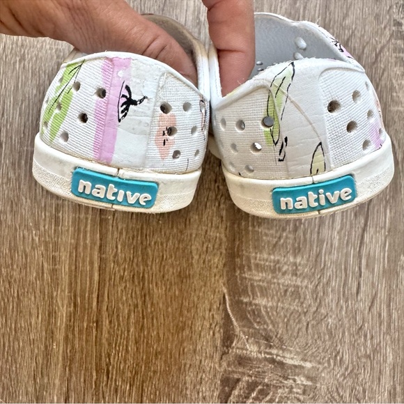 Native Jefferson Kids Shoes Floral Infant Toddler Girl 5 - Picture 7 of 9